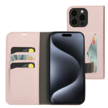 Mobiparts Classic Wallet Case Pink Iphone 15 Pro Max