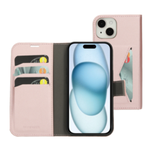 Mobiparts Classic Wallet Case Pink iPhone 15