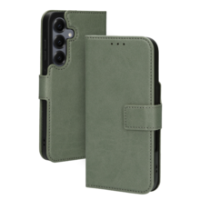 Mobiparts Classic Wallet Case Samsung Galaxy S25 Stone Green (MagSafe Compatible)