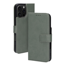 Mobiparts Classic Wallet Case Apple iPhone 16 Pro Max Stone Green (MagSafe Compatible)