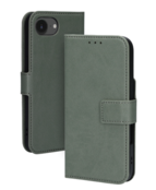 Mobiparts Classic Wallet Case Apple iPhone 16e Stone Green (MagSafe Compatible)