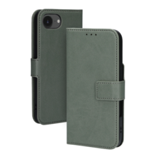 Mobiparts Classic Wallet Case Apple iPhone 16e Stone Green (MagSafe Compatible)