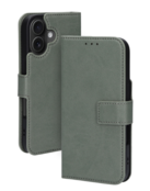 Mobiparts Classic Wallet Case Apple iPhone 16 Stone Green (MagSafe Compatible)