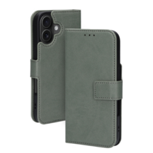 Mobiparts Classic Wallet Case Apple iPhone 16 Stone Green (MagSafe Compatible)