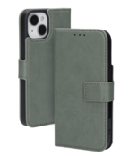 Mobiparts Classic Wallet Case Apple iPhone 15 Stone Green