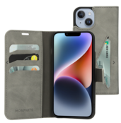 Mobiparts Classic Wallet Case Apple iPhone 14 Granite Grey