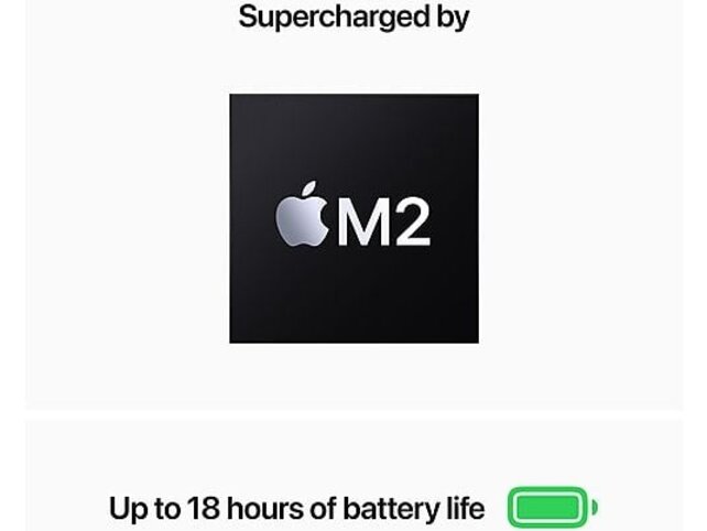 Apple MacBook Air 13" - M2-chip 8GB/256GB - Zwart - Zeer Goed (Marge)