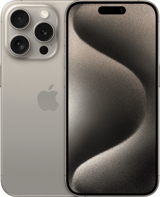Apple iPhone 15 Pro Max - 256GB - Natural Titanium - Zeer Goed (Marge) Apple iPhone 15 Pro Max - 256GB - Natural Titanium - Zeer Goed (Marge)
