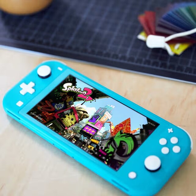 Nintendo Switch Lite Console - Blauw -Met beschermhoes - Als nieuw (marge)
