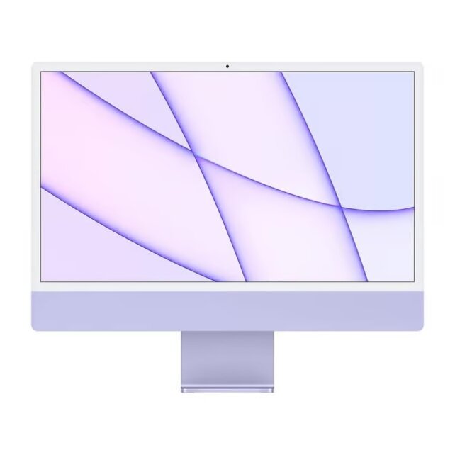 Apple iMac 24-inch (M1) - 8-core CPU - 8-core GPU - 8GB - 512GB - Paars - Als nieuw (marge)
