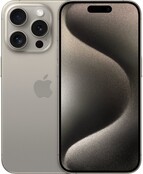 Apple iPhone 15 Pro - 128GB - Als Nieuw - Naturel titanium  (Marge)