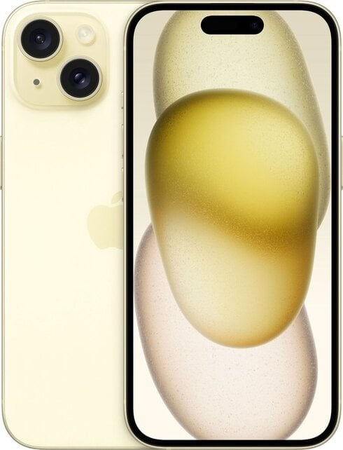 Apple iPhone 15 - 128GB - Geel - Zeer goed (marge)