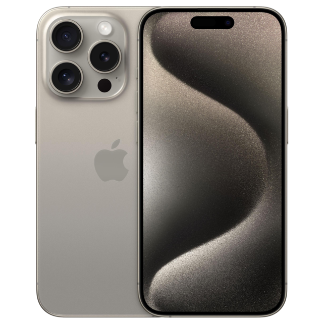 Apple iPhone 15 Pro - 128GB - Zeer Goed - Natural titanium (Marge)