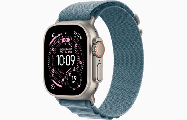 Apple Watch Ultra 3 - - Naturel - Alpine bandje - Als Nieuw (Marge)