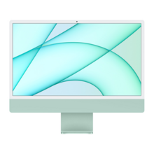 Apple iMac 24" Groen/M1/8C CPU/7C GPU/8GB/256GB - Als Nieuw