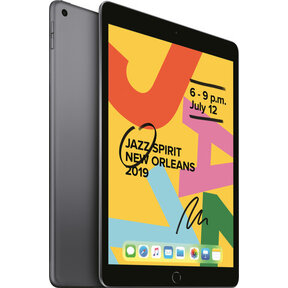 iPad 2019 - 32GB - Space gray - Als nieuw  (marge) + Kids Guard Tablet Case