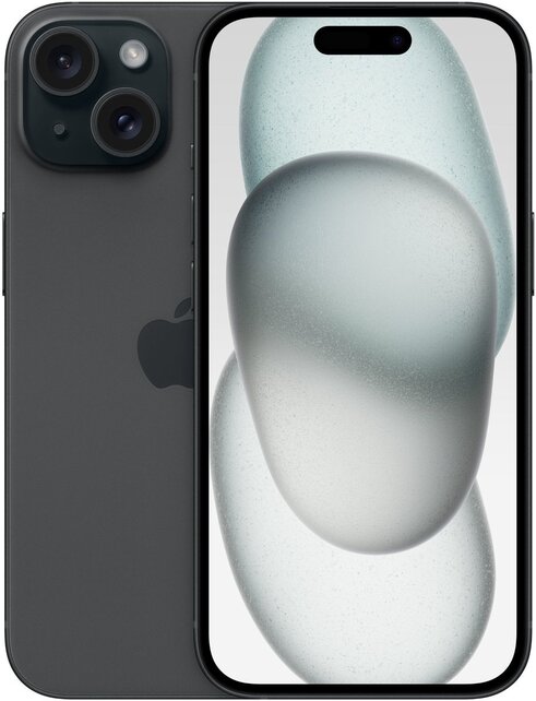 Apple iPhone 15 - 128GB -  Als Nieuw Zwart (Refurbished)