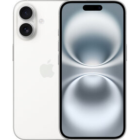 Apple iPhone 16 - wit - 128GB - Zeer goed (marge)