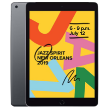 iPad 2019 - 32GB - Space gray - Als nieuw  (marge) + Kids Guard Tablet Case