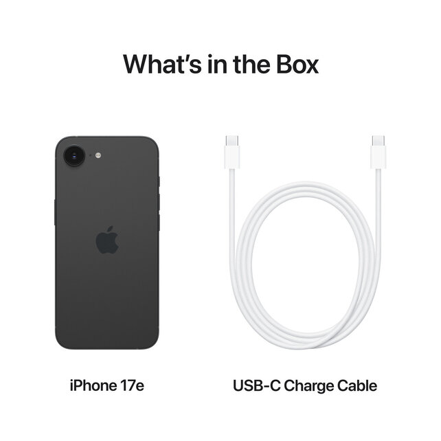 Apple iPhone 17e - 256GB - Nieuw Zwart (Marge)