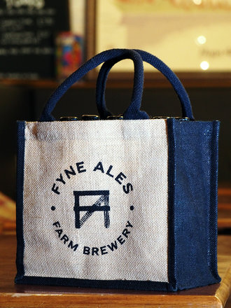 Jute Bottle & Can Bag