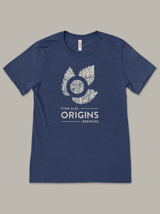 Heather Navy Origins T-Shirt Heather Navy Origins T-Shirt