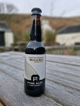 Fyne Ales Salted Dark Chocolate Mills & Hills Fyne Ales Salted Dark Chocolate Mills & Hills