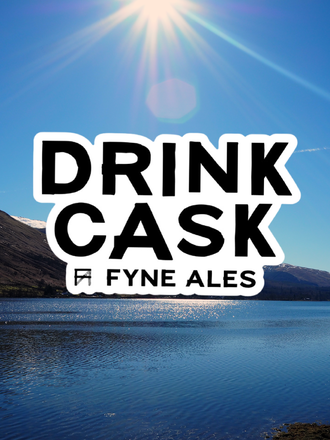 Drink Cask Bumper Sticker