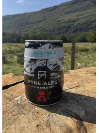 Fyne Ales Argyll Porter 5 Litre Mini-cask