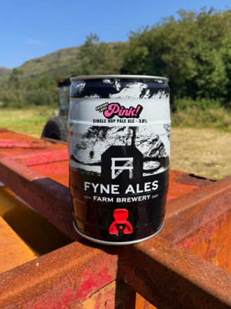 Fyne Ales Everyone Loves Pink 5 Litre Mini-cask