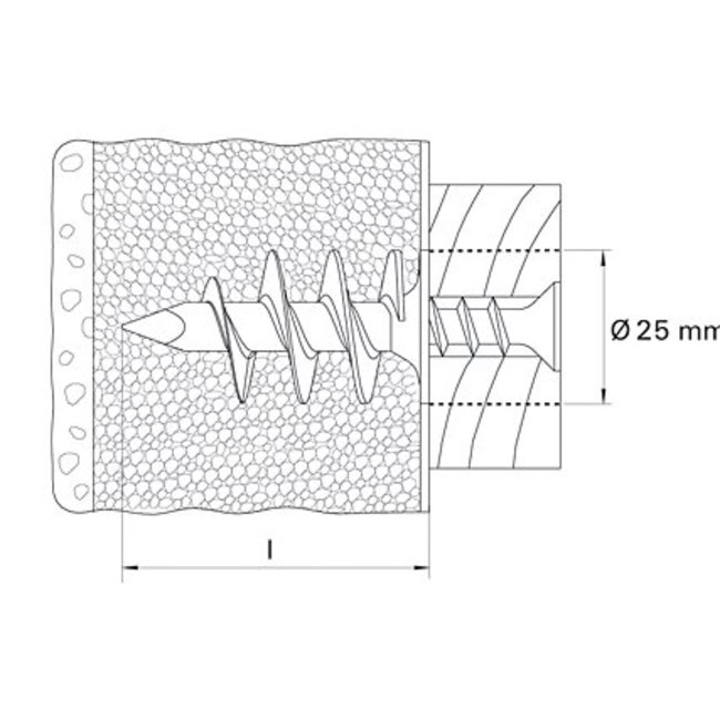Fischer Fischer FID II Wokkelmontageplug