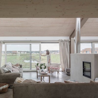 Almere Oosterwold, houtskeletbouw woning