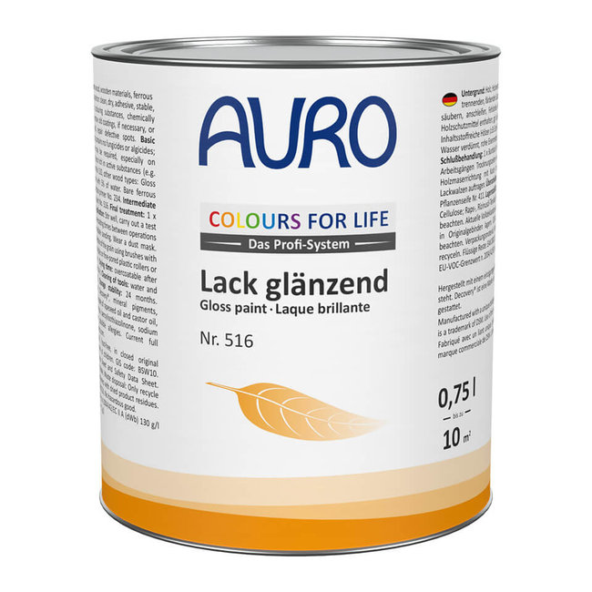 Auro 516 Colours For Life Dekkende Glanslak