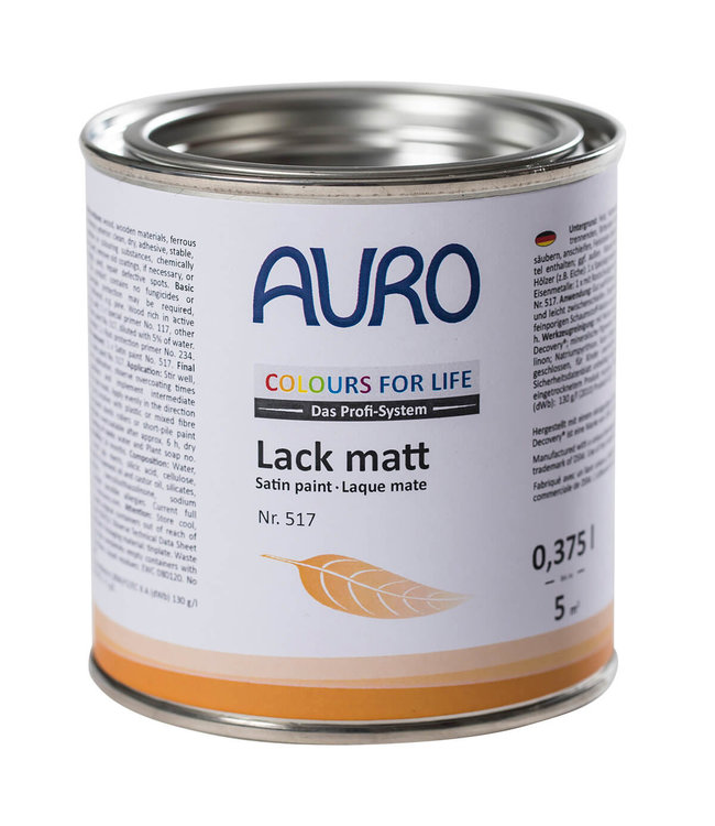 Auro 517 Colours For Life Dekkende Zijdeglanslak
