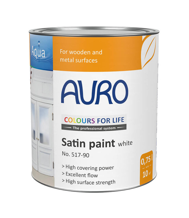 Auro 517-90 Dekkende Zijdeglanslak Wit