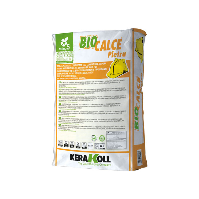 Kerakoll Biocalce Pietra voeg- en metselmortel, 25kg