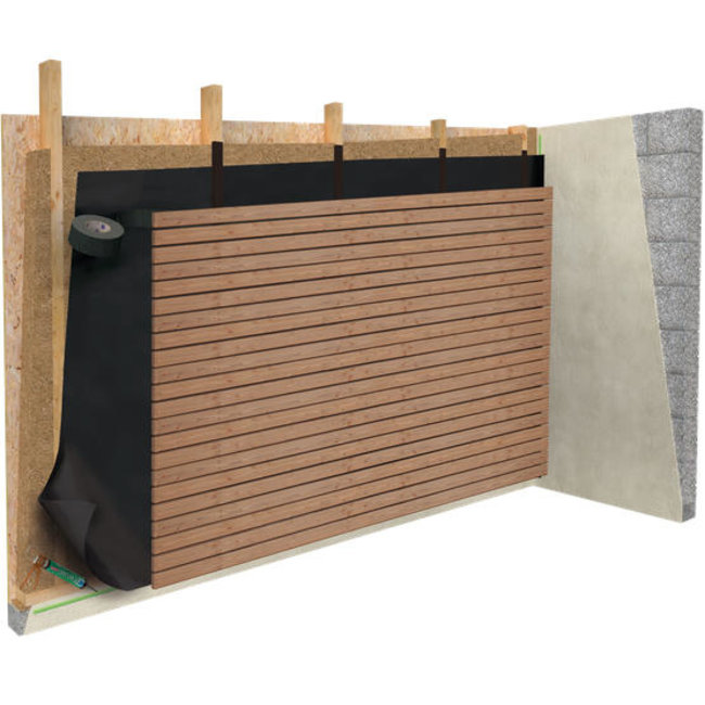 Pro Clima Pro Clima Solitex Fronta Quattro Connect | dampdoorlatende gevelfolie | 1.50x50m 75m2