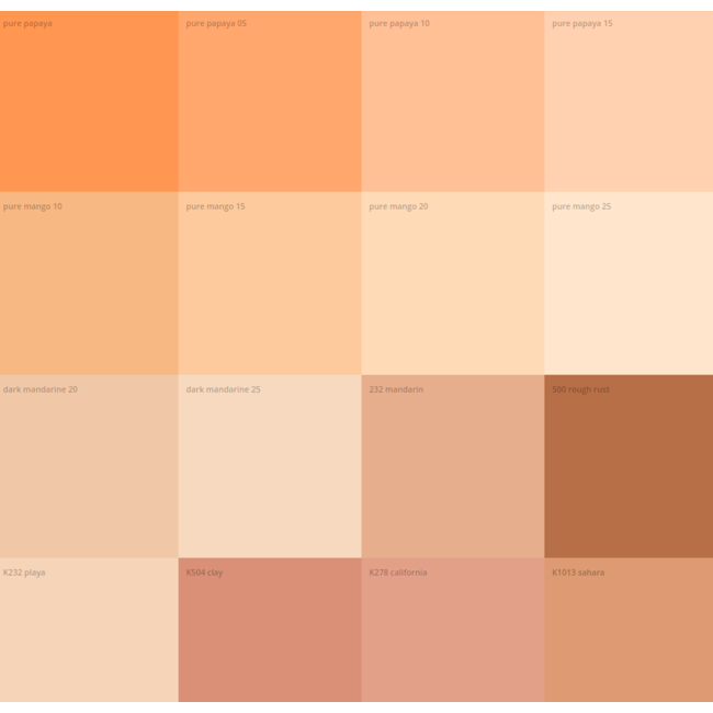 Auro Auro 535 CFL Leemverf | oranje tinten