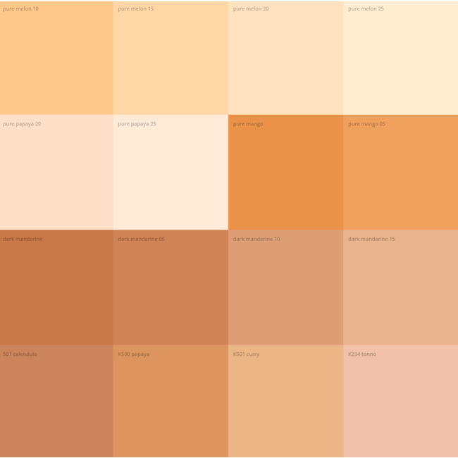 Auro 535 CFL Leemverf | oranje tinten