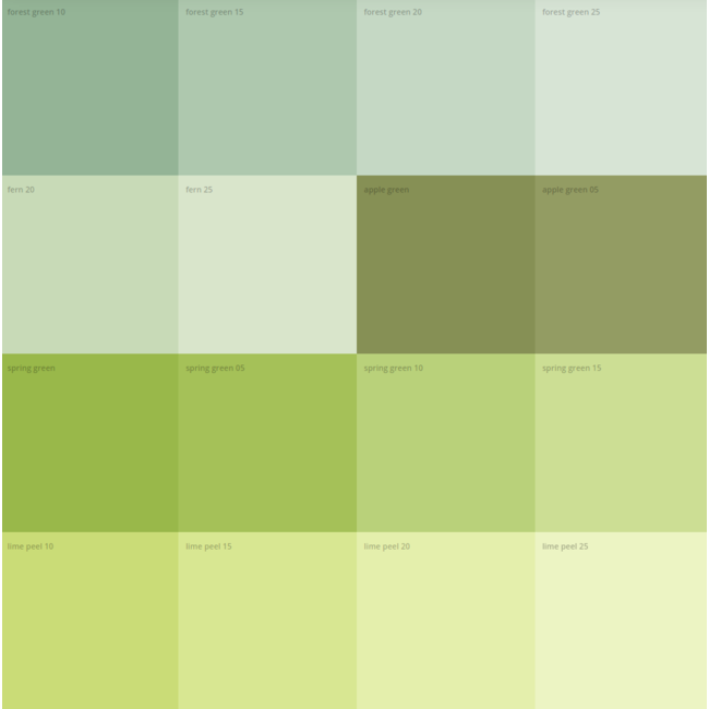 Auro 535 Colours For Life | Premium Leemverf | 2,5 liter | Groentinten