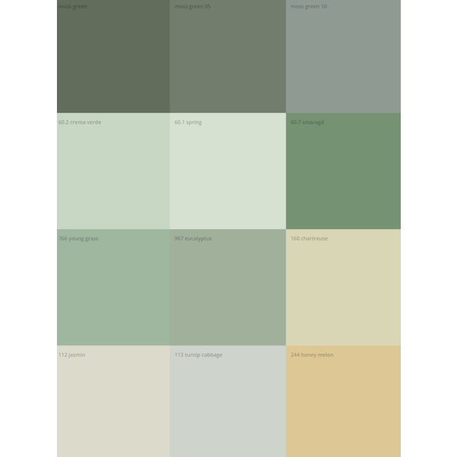 Auro 535 Colours For Life | Premium Leemverf | 10 liter | Groentinten