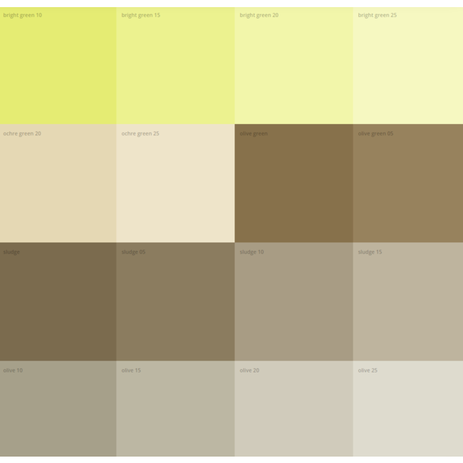 Auro 535 Colours For Life | Premium Leemverf | 10 liter | Groentinten