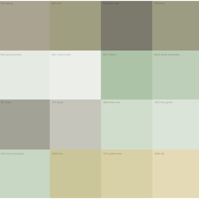 Auro 535 Colours For Life | Premium Leemverf | 10 liter | Groentinten