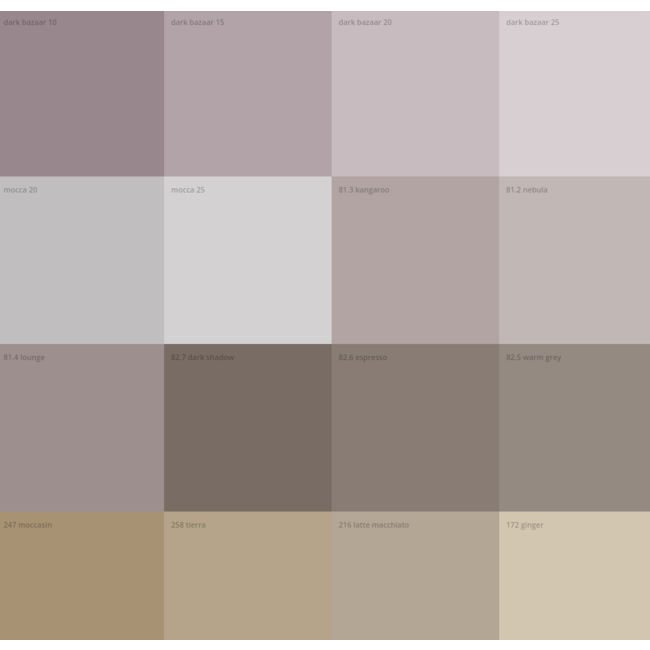 Auro 535 Colours For Life | Premium Leemverf | 2,5 liter | Bruintinten