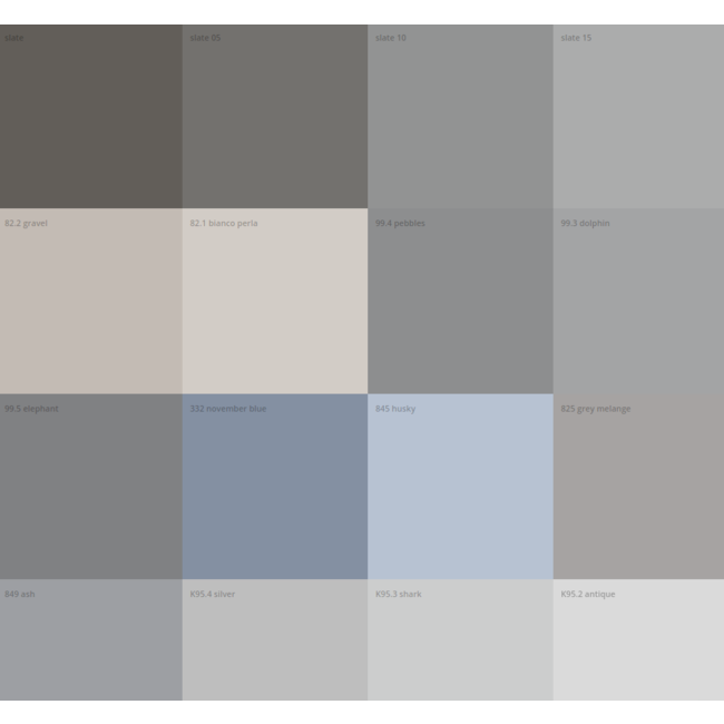 Auro 535 Colours For Life | Premium Leemverf | 2,5 liter | Grijstinten