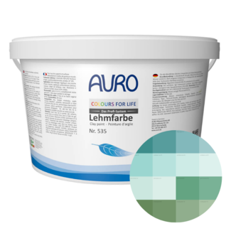 Auro 535 Colours For Life | Premium Leemverf | 1 liter | Groentinten