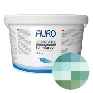 Auro 535 CFL Leemverf | 10L | groen tinten