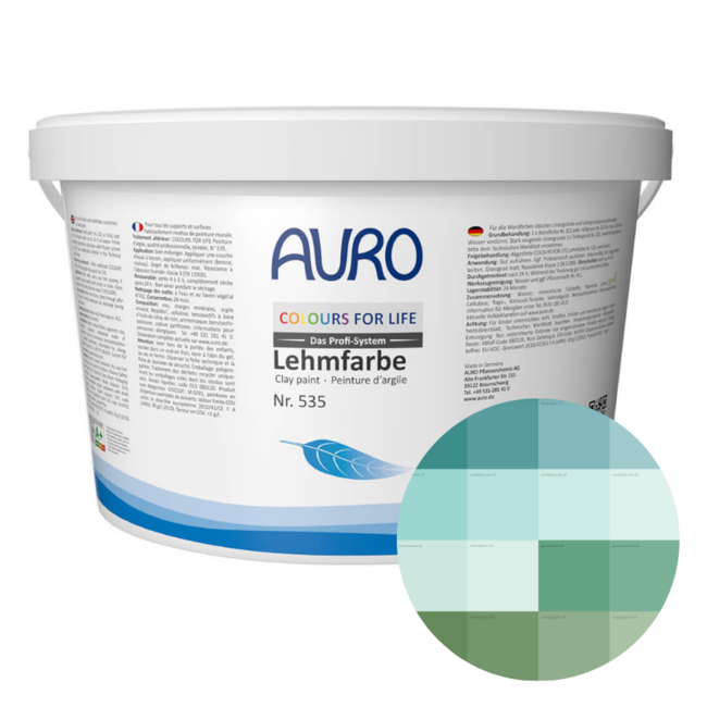 Auro Auro 535 CFL Leemverf | 10L | groen tinten