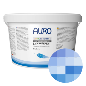 Auro 535 CFL Leemverf | 10L | blauw tinten