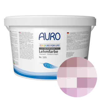 Auro 535 CFL Leemverf | 1L | paars tinten